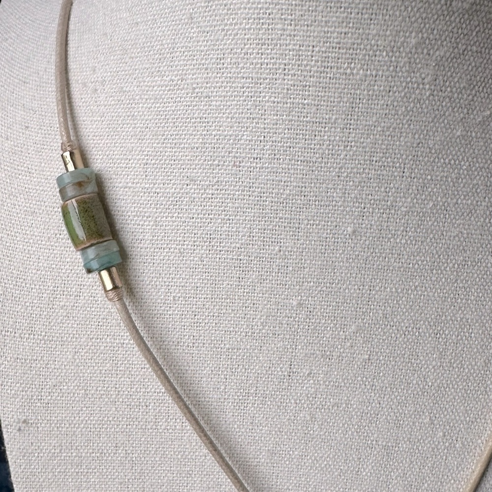 Jjill Shades of Nature Palm Leaf Pendant - Picture 2 of 4